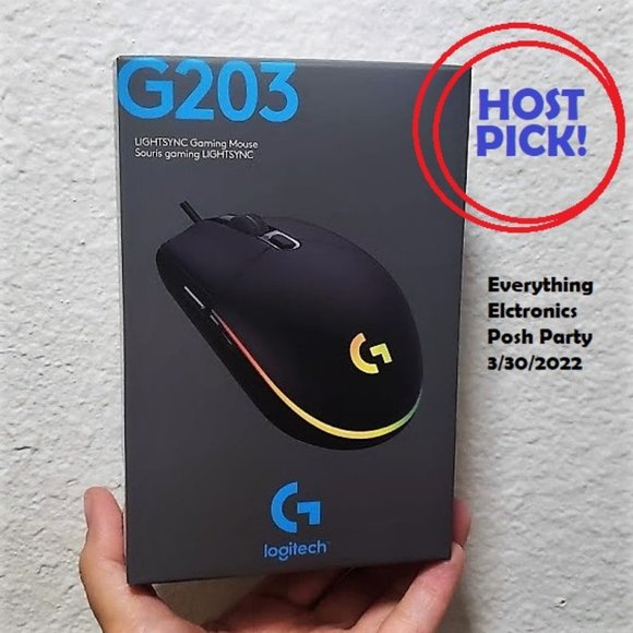 HOST PICK NEW Logitech Wired PC gaming Mouse Computer Minecraft Lightsync laptop - Picture 1 of 14